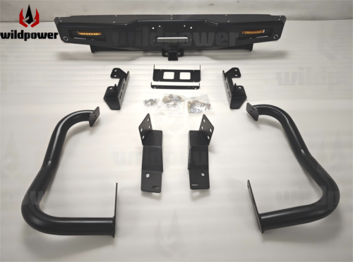 Fit For Toyota 2024 Hilux GR Bull Bar Wild Power Easy Installation Steel Rear Bumper Car Bull Bar