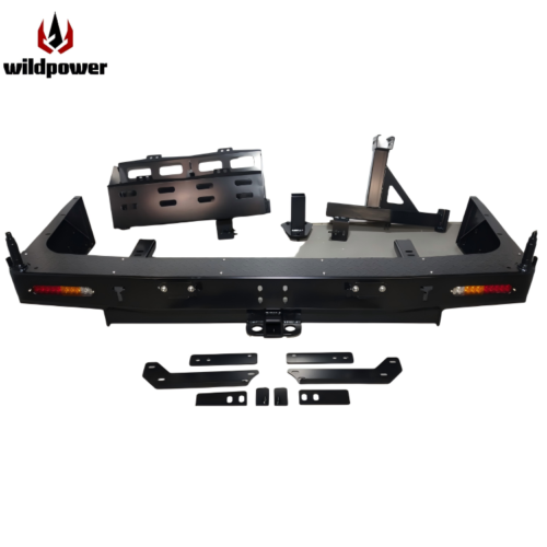 Fit for Toyota Land Cruiser LC200/300 OFF ROAD Rear Bumper Bull Bar WILD POWER High Quality Easy Install