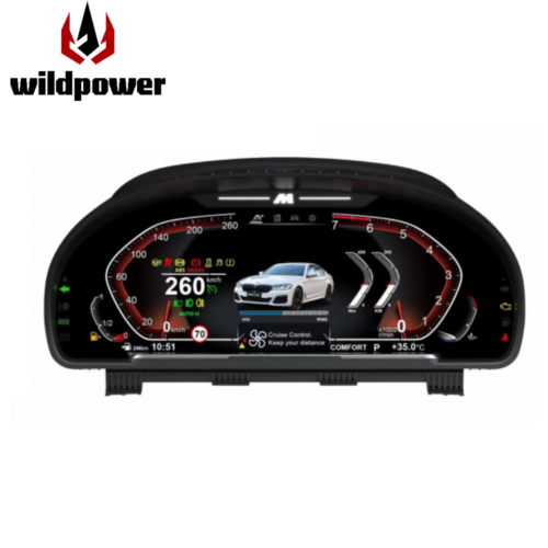 New 12.3 Inch LCD Speedometer Gauge Dashboard Upgrade for 5/7 Series/X3/X4/X5/X6 2010-2017 Easy to Install