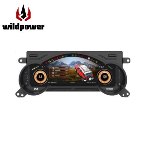 12.3-Inch for Toyota Land Cruiser FJ 2007-2021 LCD Instrument Dashboard Upgrade with Easy Installation & Multiple Themes