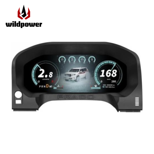 12.3 Inch for Toyota Prado LC150 2010-2023 LCD Instrument Dashboard Upgrade with Easy Installation & Multiple Themes