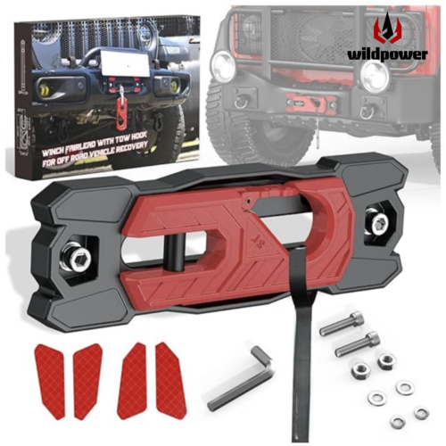 WILDPOWER Bird Returning to the Nest Box (Matte Red) Universal Off-Road for SUV/Trailers Pintle Hook & Hitch Receiver