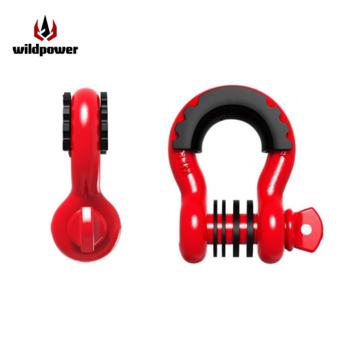 Red 209 shackle 4.75T (Sister's Style) box set Universal Off-Road for SUV/Trailers Pintle Hook & Hitch Receiver