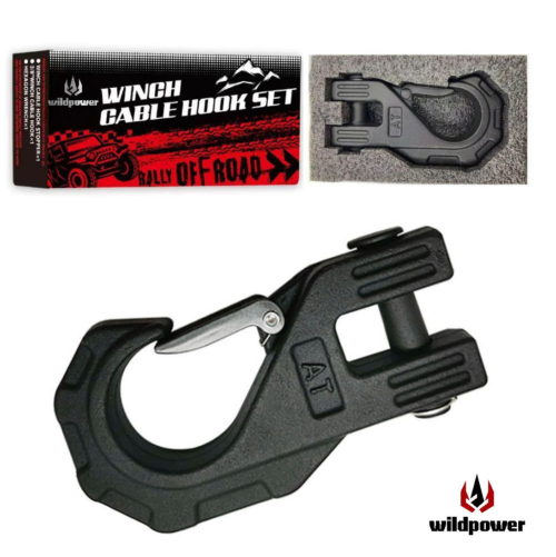 Red AT winch hook (Sister's style) box set Universal Off-Road for SUV/Trailers Pintle Hook & Hitch Receiver