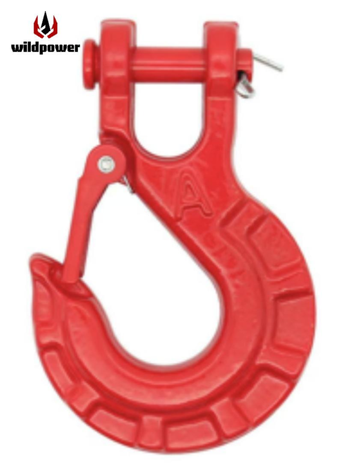 New WILDPOWER Red A-hook 3/8 Universal Off-Road for SUV/Trailers Pintle Hook & Hitch Receiver