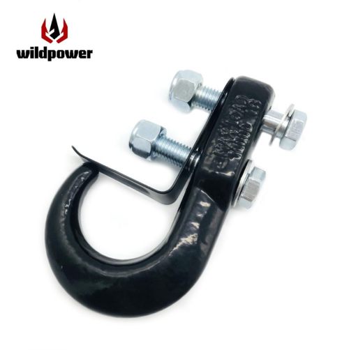 Black 10,000lbs tow hook set Universal Off-Road for SUV/Trailers Pintle Hook & Hitch Receiver