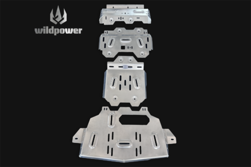 For Toyota Land Cruiser LC120 5/8mm Aluminum Alloy Skid Plate System New 3D Upgraded Engine Protector Chassis Anti-Skid Plate