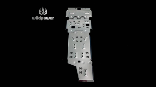 For Toyota Land Cruiser LC250 5/8mm Aluminum Alloy Skid Plate System New 3D Upgraded Engine Protector Chassis Anti-Skid Plate