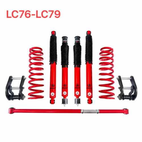 For Toyota Land Cruiser LC76 Upgrade 2-4inch Shock Absorbers With Adjustable Off-Road 4X4 Lifting Heavy Duty Suspension Kit