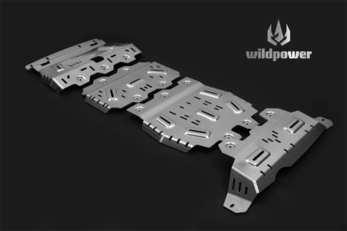 For Great Wall POER /Pao 2.0T 5/8mm Aluminum Alloy Skid Plate System New 3D Upgraded Engine Protector Chassis Anti-Skid Plate
