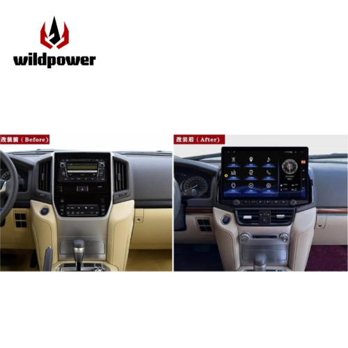 16.2Inch for Land Cruiser L200 Upgrade LX570 2016-2021Car Radio GPS Navigation Multimedia Video Player Display Screen Car Stereo