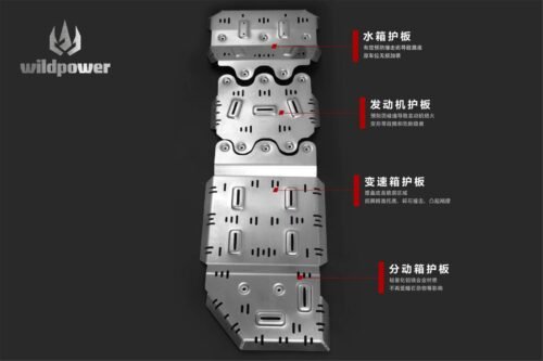 For TOYOTA SEQVOYA 2025 3.5L 5/8mm Aluminum Alloy Skid Plate System New 3D Upgraded Engine Protector Chassis Anti-Skid Plate