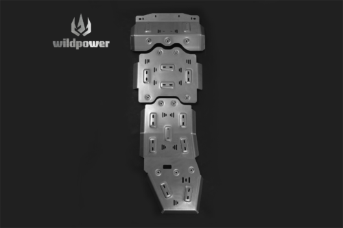 For Toyota Tundra3.5L 5/8mm Aluminum Alloy Skid Plate System New 3D Upgraded Engine Protector Chassis Anti-Skid Plate