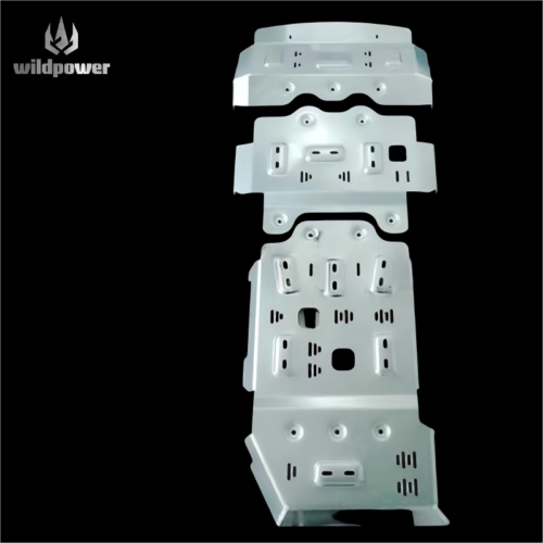 For Toyota Tundra5.7L 5/8mm Aluminum Alloy Skid Plate System New 3D Upgraded Engine Protector Chassis Anti-Skid Plate