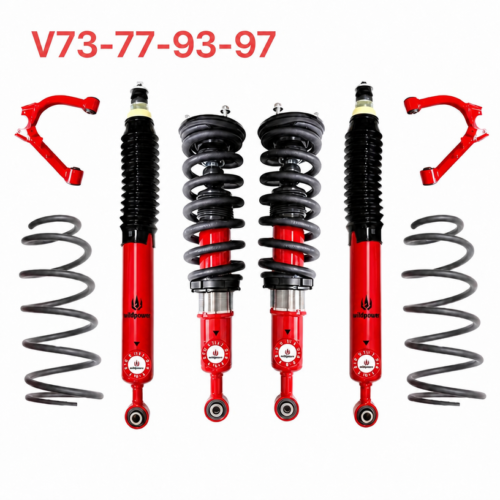For Mitsubishi Pajero V73 V77 V93 V97 Upgrade2- 4inch Shock Absorbers With Adjustable Off-Road 4X4 Lifting Heavy Duty Suspension Kit