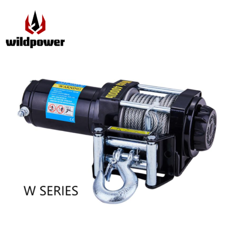 New WILDPOWER 10000 Lbs Cross-country Electric Winch with Wire/Synthetic Rope for Off-Road Pickup Escape and Rescue