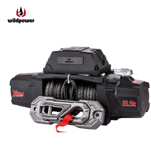 New WILDPOWER 13000lb Lbs Cross-country Electric Winch with Wire/Synthetic Rope for Off-Road Pickup Escape and Rescue